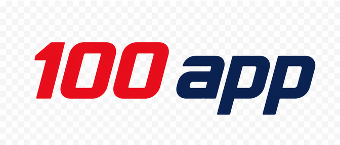 100 app লোগো
